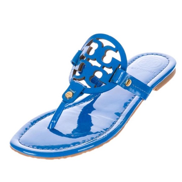 blue tory burch sandals